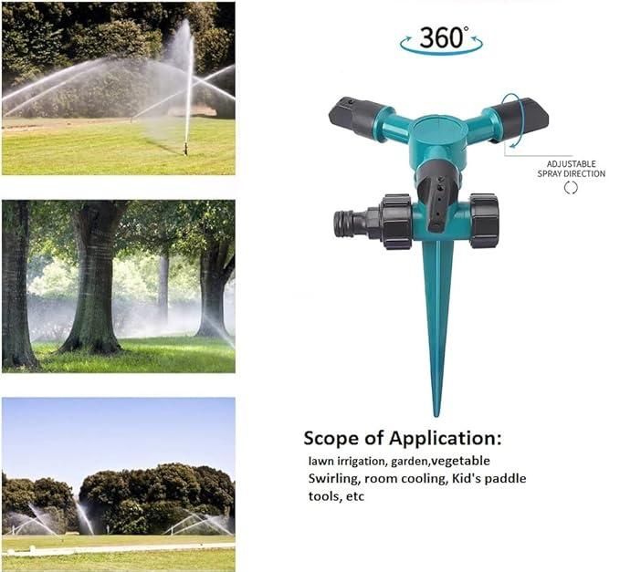 360� Rotating Garden Sprinkler Pack of 1